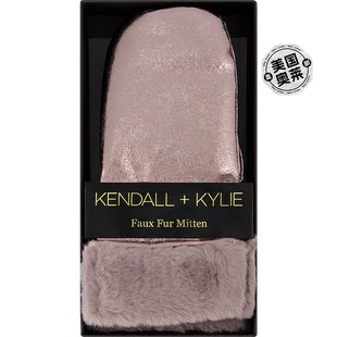 玫瑰金 kendall 实心金属手套 直发 kylie女式 美国奥莱