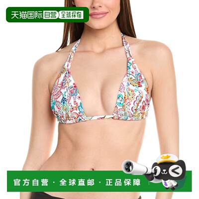 自营La Blanca Halter Bikini Top - Multi 比基尼美国直发奥莱