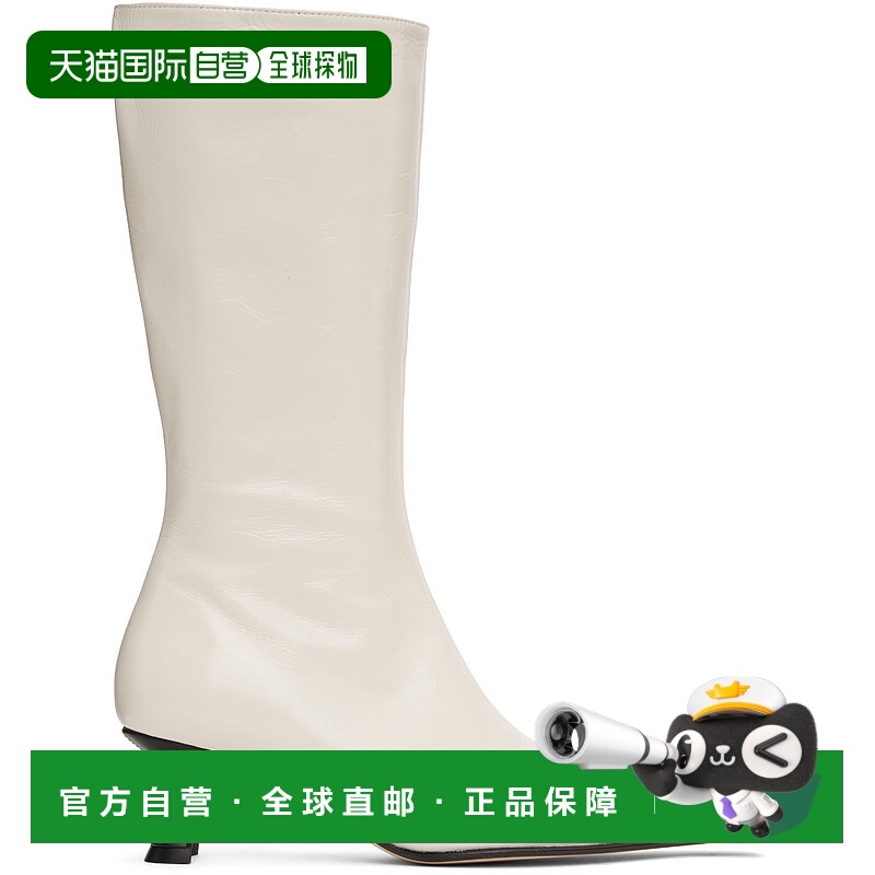 1h可退 香港直邮潮奢 miista 女士 白色 Rilla 中筒靴 MI5544