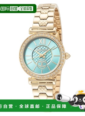 自营Just Cavalli Women's SET 30mm Gold Tone Quartz Watch - g