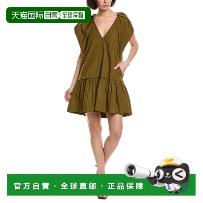 自营A.L.C. Ember Mini Dress - green 美国奥莱直发
