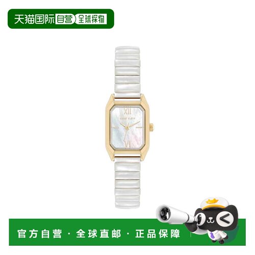 自营Anne Klein女士21mm石英腕表-白色 美国奥莱直发