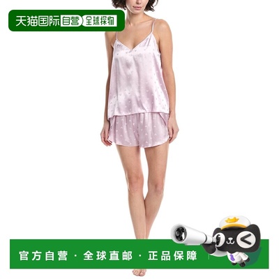 自营Splendid 2pc Cami & Boxer Set - purple 美国奥莱直发睡衣