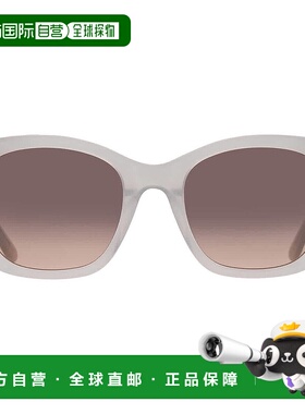 自营Calvin Klein Brown Gradient Butterfly Ladies Sunglasses