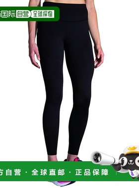 1h可退 美国直邮Brooks Spark 紧身裤 黑色流行穿搭显瘦舒适休闲
