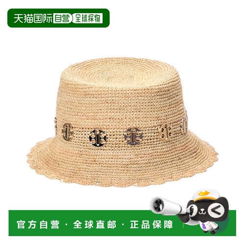 自营Bruno Magli钩针斗帽-棕色 美国奥莱直发