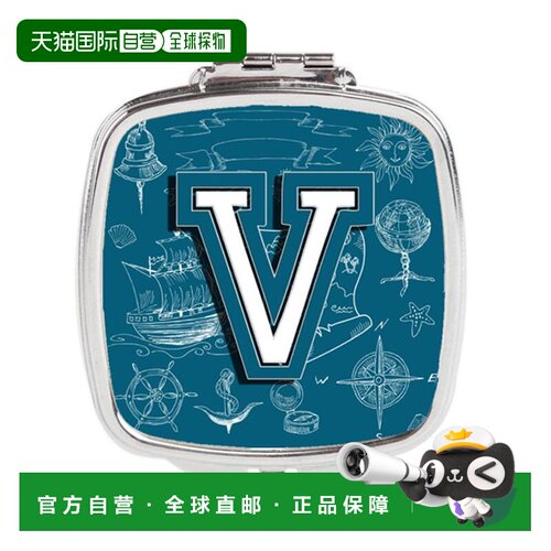自营Carolines Treasures CJ2014-VSCM 字母 V 海涂鸦首字母正品