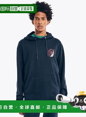 自营Nautica 男士 Urban Necessities X Nautica 图案套头连帽衫