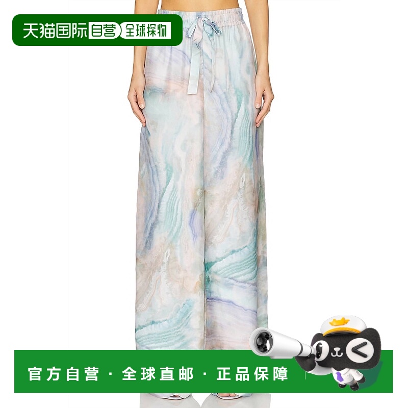 自营zimmermannIlluminate Track Pants In Blue Agate - blue ag