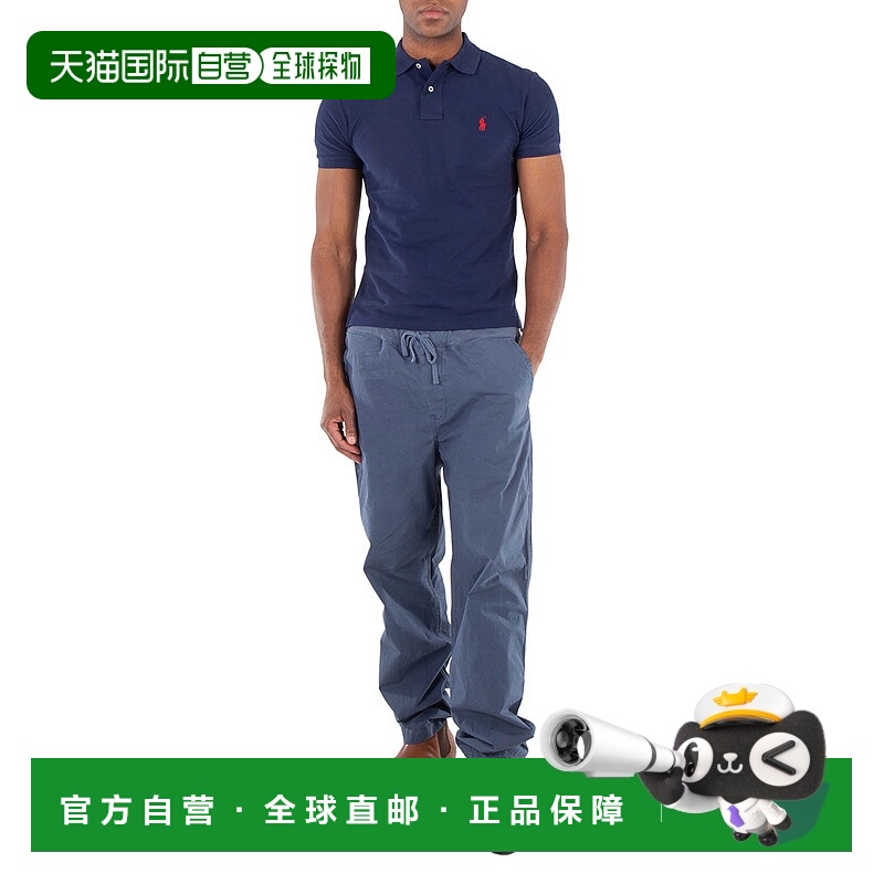 自营Polo Ralph Lauren直筒府绸运动裤-clancy blu 美国奥莱直发