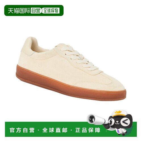 自营J.McLaughlin Zibby Suede Sneaker - white 美国奥莱直发