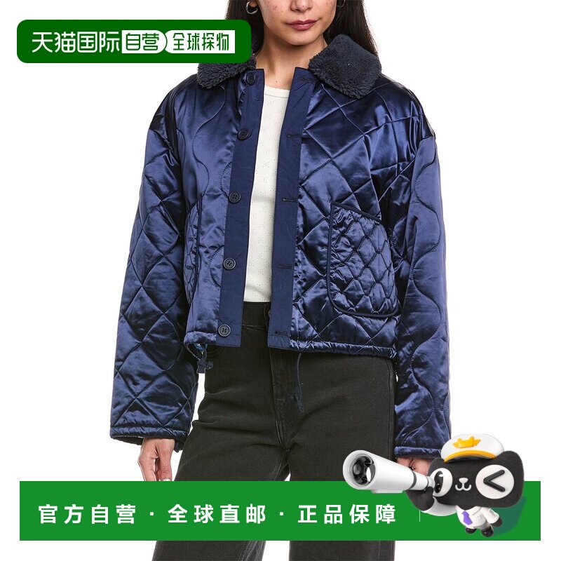 自营MOTHER The Army Brat Jacket - blue 美国奥莱直发外套