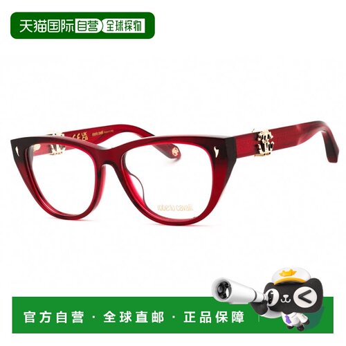 自营roberto cavalliVRC045 0954闪亮深色勃艮第54mm-闪亮深色勃
