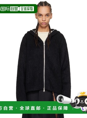 1h可退 香港直邮潮奢 Our Legacy 女士 黑色拉链连帽衫 M4243FBH