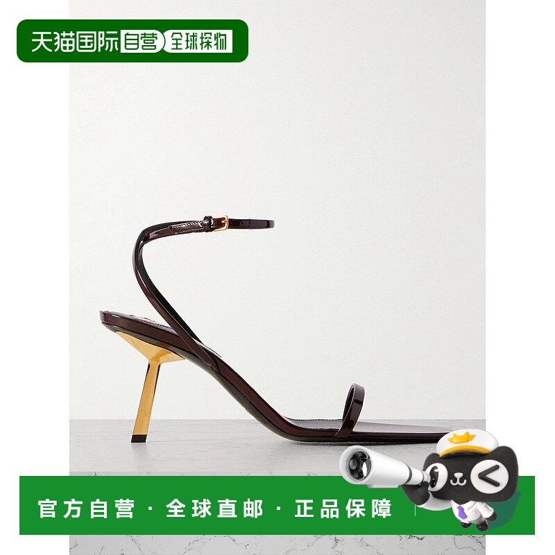 1h可退 香港直邮潮奢 Saint Laurent 圣罗兰 女士 LEE高跟凉鞋 80