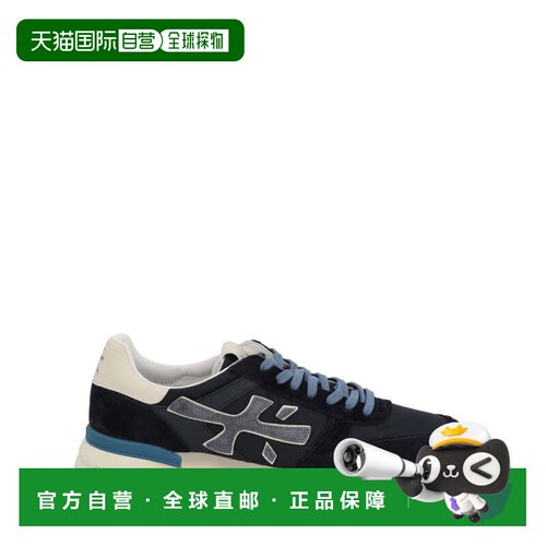 自营premiataMulticolor Mick Mixed Texture Printed Sole Sneak