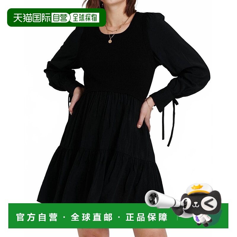 自营another love图卢兹迷你连衣裙黑色-黑色 美国奥莱直发