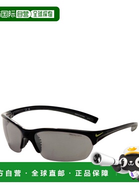 自营Nike Men's 63 mm Black Sunglasses - black 美国奥莱直发