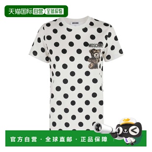 Polka 美国奥 自营moschinoIvory Black Shirt white And Dot