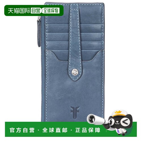 自营Frye Melissa Leather Wallet - steel 美国奥莱直发