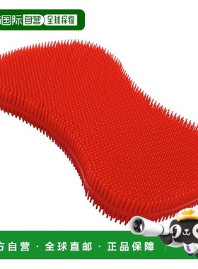 自营 Kuhn Rikon Stay Clean Scrubber 海绵，红色 - 红色 美国奥
