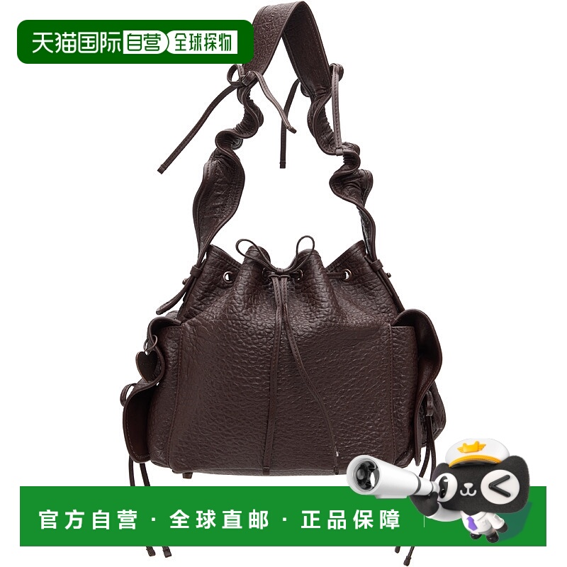 1h可退 香港直邮潮奢 Acne Studios 艾克妮 女士 棕色多袋单肩包