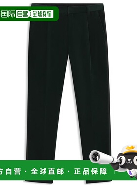 自营hugo bossSlim-fit trousers in cotton velvet - light gree