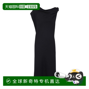 美国奥莱直发 自营 carven结衬衫 蓝色羊毛迷笛连衣裙 蓝色