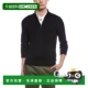 Merino 自营Bruno Zip Textured Mock Wool Magli Neck Sweat
