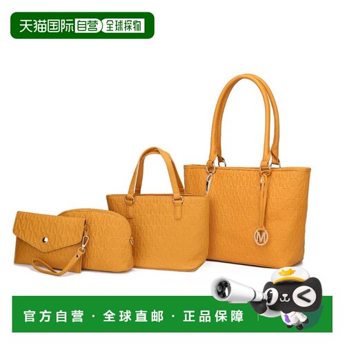 美国直邮自营mia k collectionEdelyn 压纹 M Signature 4 件托