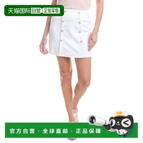 自营J.McLaughlin Paulette Skirt - white 美国奥莱直发半身裙