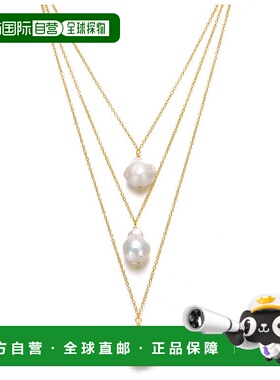 自营 geneviveSterling Silver 14k Gold Plated with Freshwater