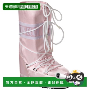 美国奥莱直发 粉红色 自营moon boot月亮靴图标珍珠靴