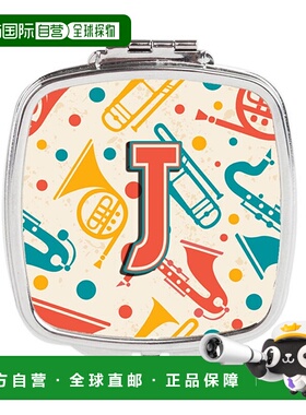 自营 Carolines Treasures CJ2001-JSCM 字母 J 复古青色橙正品