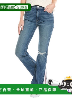 自营HUDSON Jeans Barbara 高腰 Serene Dest Hem 婴儿靴牛仔裤 -