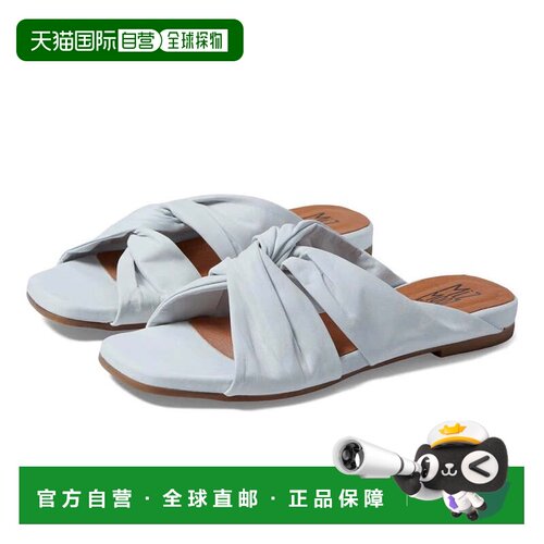 自营Miz Mooz Paparazzi凉鞋女士白色皮革滑梯HTAT1772-白色 美国