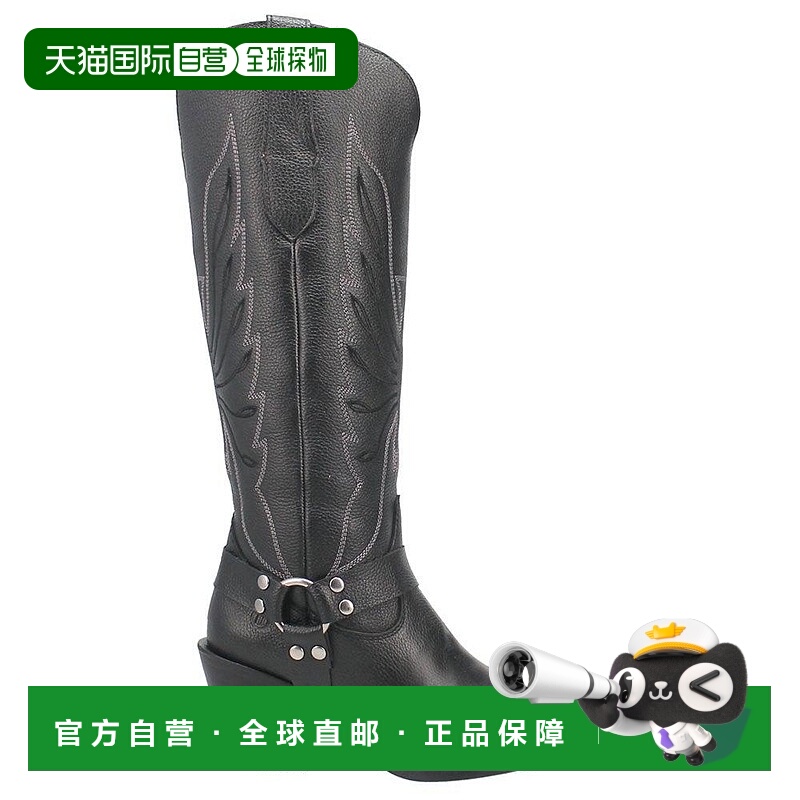 美国直邮Dingo 女士牛仔靴靴子爆款线上牛皮西部靴