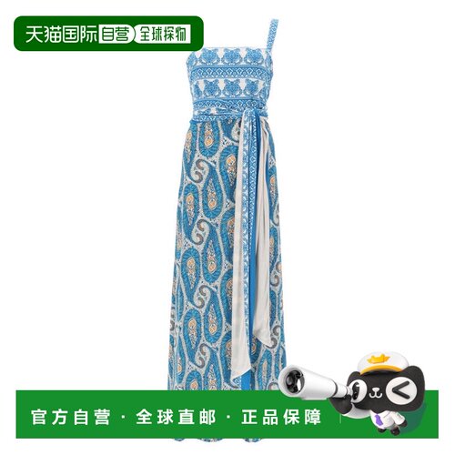 自营etroBret Paisley Pattern Maxi Dress - blue 美国奥莱直发