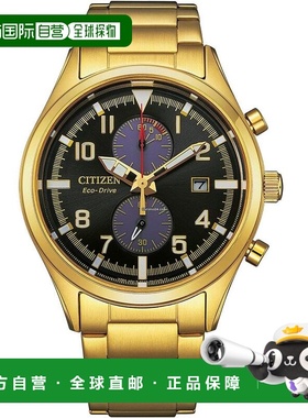 自营Citizen Men's Sport 43mm Quartz Eco-Drive Watch - gold