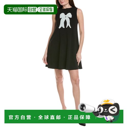 自营Gracia Sequin Bow Embellished Dress - black 美国奥莱直发