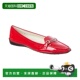 sTOD’s 美国奥莱直发女鞋 Patent 自营tod Loafer red 乐福鞋