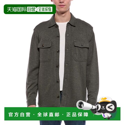 自营Faherty Inlet针织夹克-绿色 美国奥莱直发工装