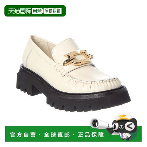 自营salvatore ferragamoFerragamo Ingrid Leather Loafer - whi