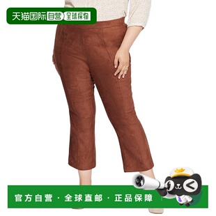 棕色喇叭裤 自营 靴型牛仔裤 绒面革套穿修身 美国奥莱直发 NYDJ