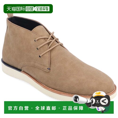 自营vance co.Vance Mens Jimmy Plain Toe Chukka Boot - taupe