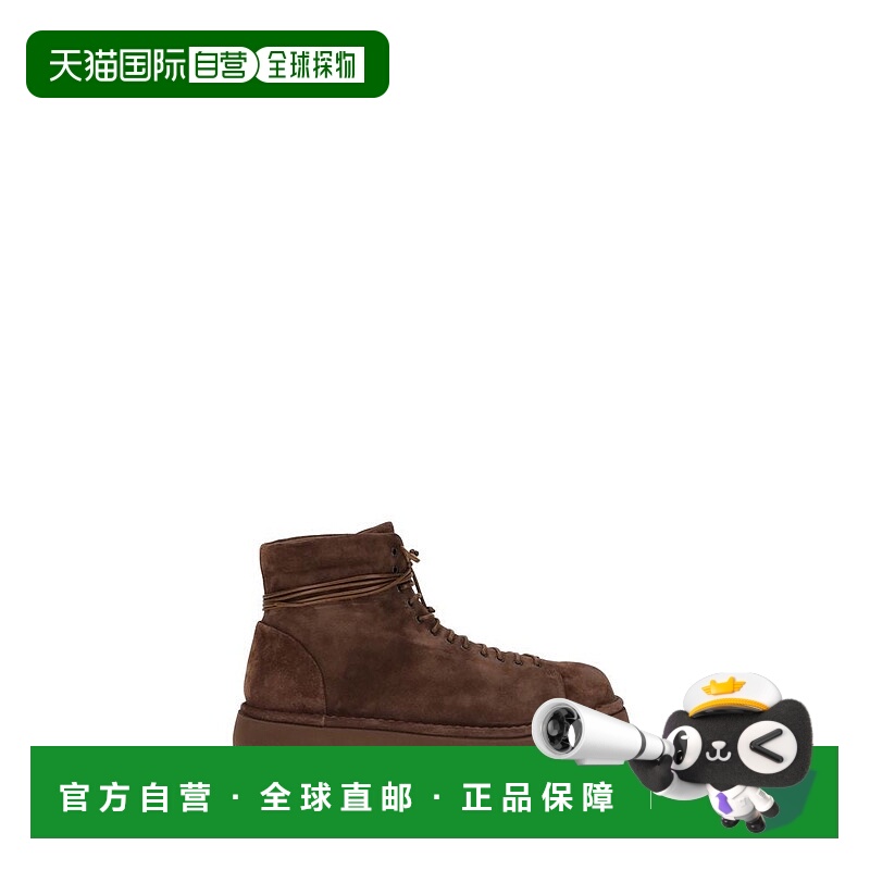 自营Marsell Calf Leather Bos Taurus Lace-Up Men's Boots - br