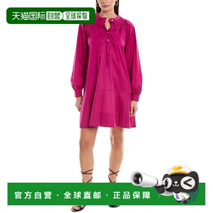 STUDIO 字形衬衫 裙 美国奥莱直发连衣裙 自营 紫色 ALPHA