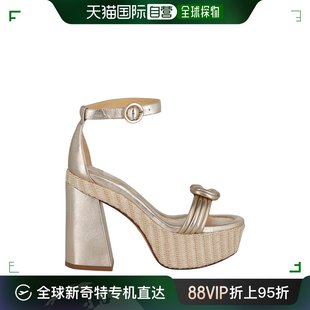 女士 拉菲草 alexandre birman 厚底绑带女鞋 美国直邮 凉鞋