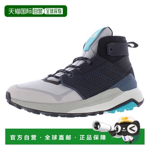 正品 美国直邮adidas阿迪达斯男士 拼色高帮厚底防滑跑步运动鞋