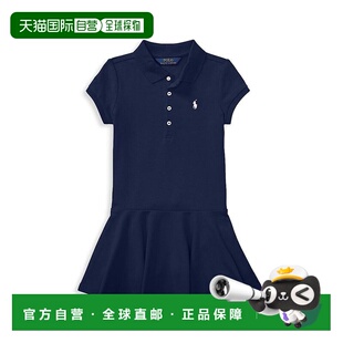 1h可退 【美国直邮】Polo Ralph Lauren 小女孩Polo连衣裙 童装裙